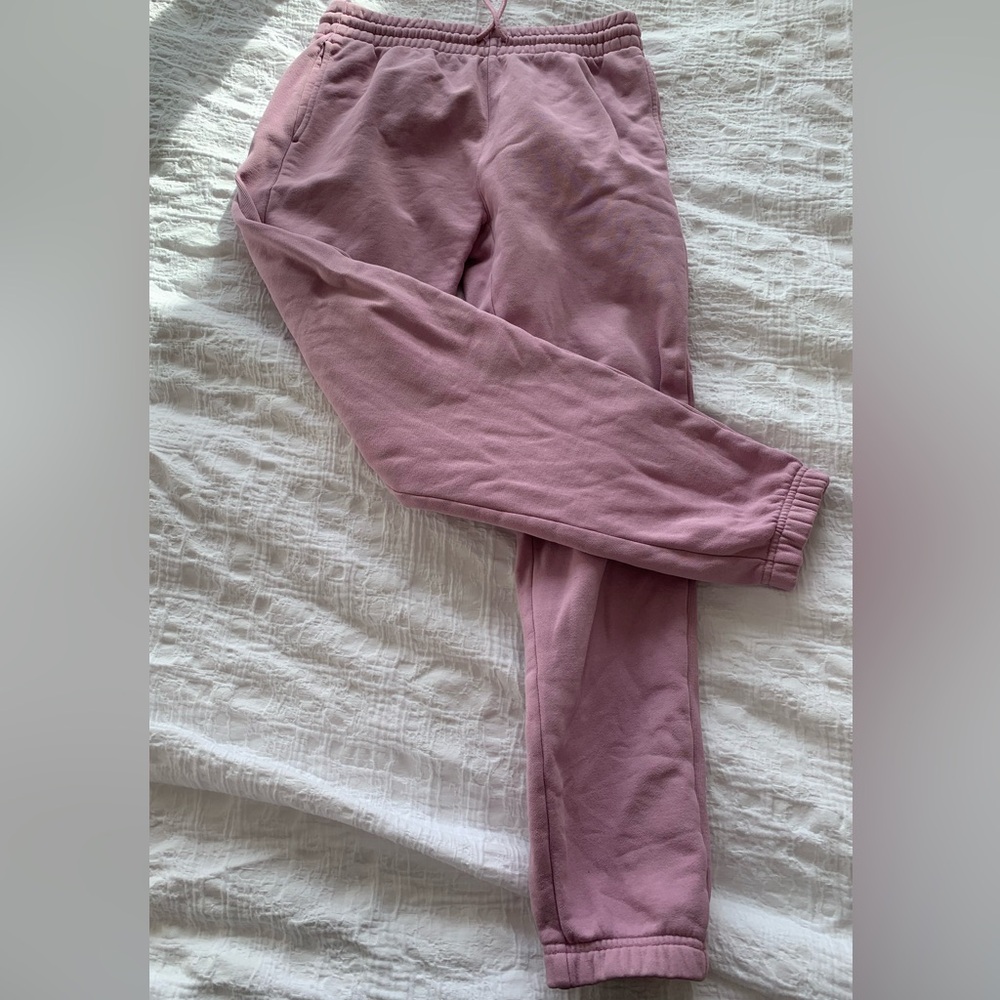 TNA Cozy Fleece Boyfriend sweatpants in Small